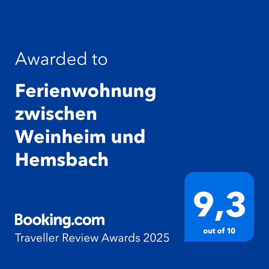 Ferienwohnung Zwischen Weinheim Und Hemsbach Екстер'єр фото